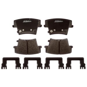 ACDelco Gold 17D1057AMHPVF1 Enhanced Performance Semi Metallic Rear Disc Brake Pad Set (Police)