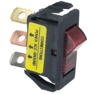 ACDelco Professional U1984 Red Illuminated Two Position Rocker Switch