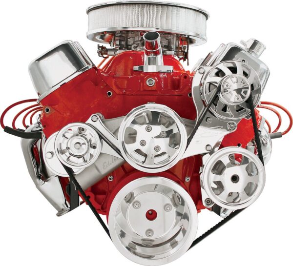 Billet Specialties 14225 Tru Trac Premium Serpentine Kit for Big Block Chevy