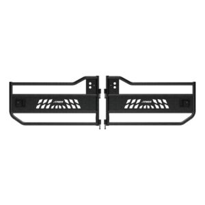 ARIES 1500200 Black Aluminum Front Jeep Wrangler JL, Gladiator Tube Half Doors