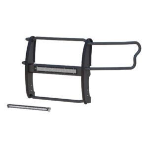 ARIES 2170012 Pro Series Black Steel Grille Guard with Light Bar, Select Ford F 150