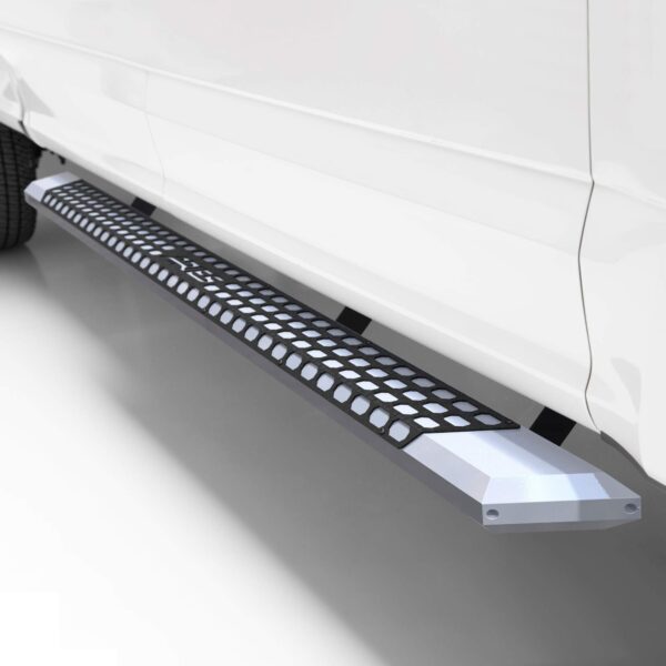 ARIES 2555004 AdvantEDGE Chrome Aluminum 53 Inch Truck Running Boards, Select Dodge, Ram 1500, 2500, 3500