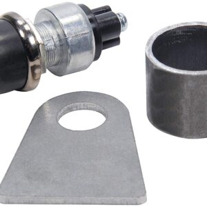Push Button Switch, Starter, Momentary, 12V, Remote Mount, Steel, Unwelded, Each