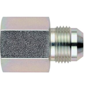 Aeroquip FBM2720 Female Pipe To Male AN  03AN Male x 1/4 in. Female Pipe Steel Bulk Packaged Female Pipe To Male AN