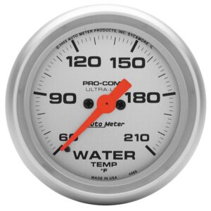 Auto Meter 4369 Ultra Lite Electric Water Temperature Gauge