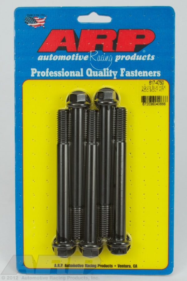ARP (617 4750) Hex Oxide Bolt, Black