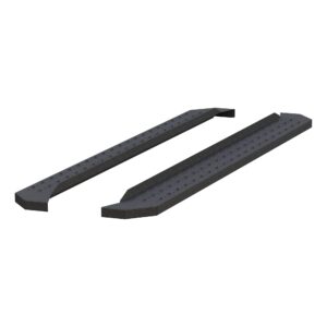 ARIES C2885 RidgeStep Black Steel 85 Inch Truck Running Boards, Brackets Sold Separately