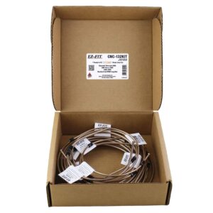 AGS EZ Fit NiCopp Complete Brake Line Kit, Silverado 2500 Sierra 2500 1999 2000 Std/RWD/Long, CNC 132KIT