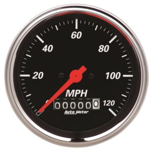 Auto Meter 1479 Designer Black Electric Programmable Speedometer