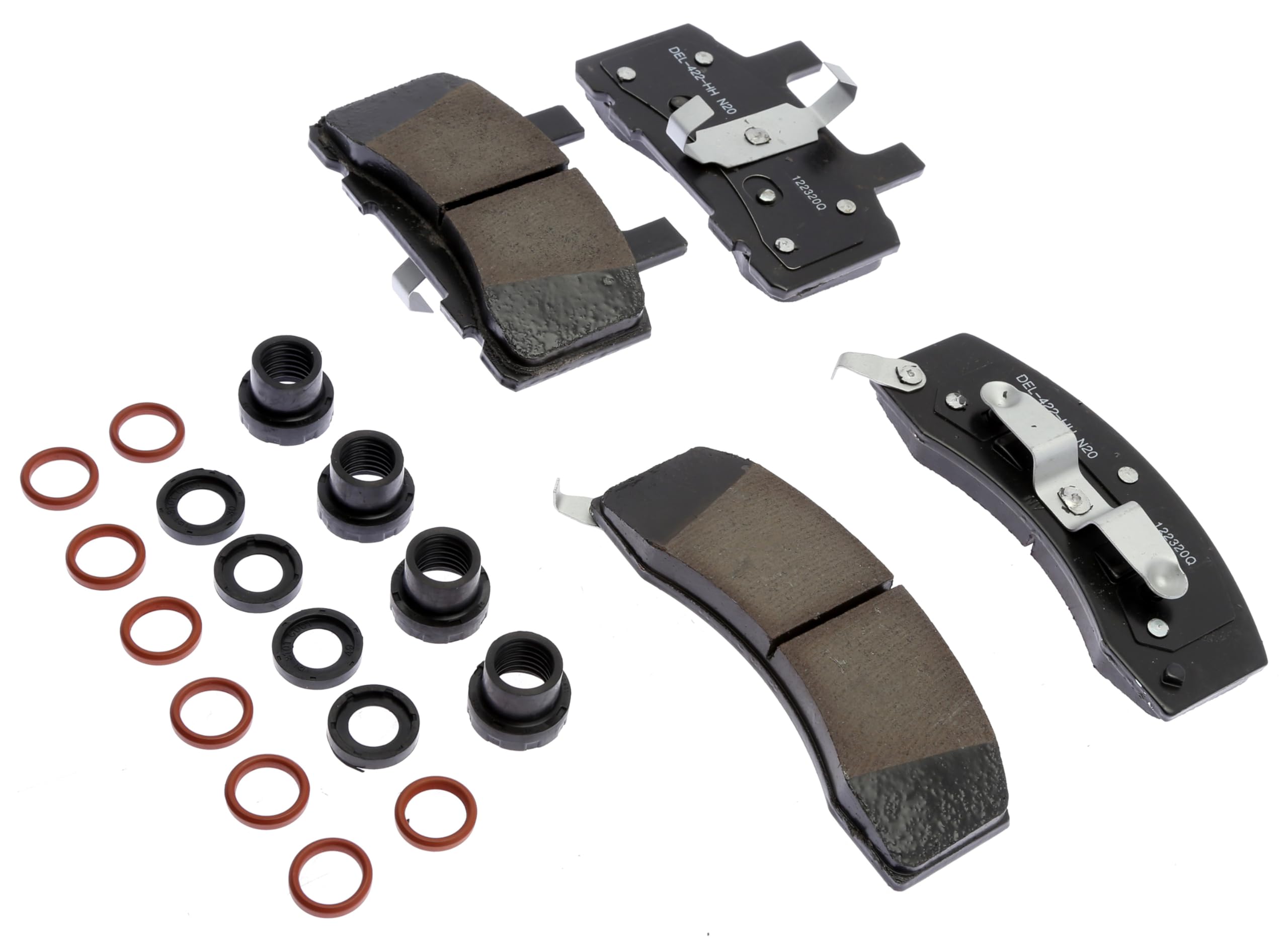 ACDelco Gold 17D370CHF1 Ceramic Front Disc Brake Pad Kit with Seals