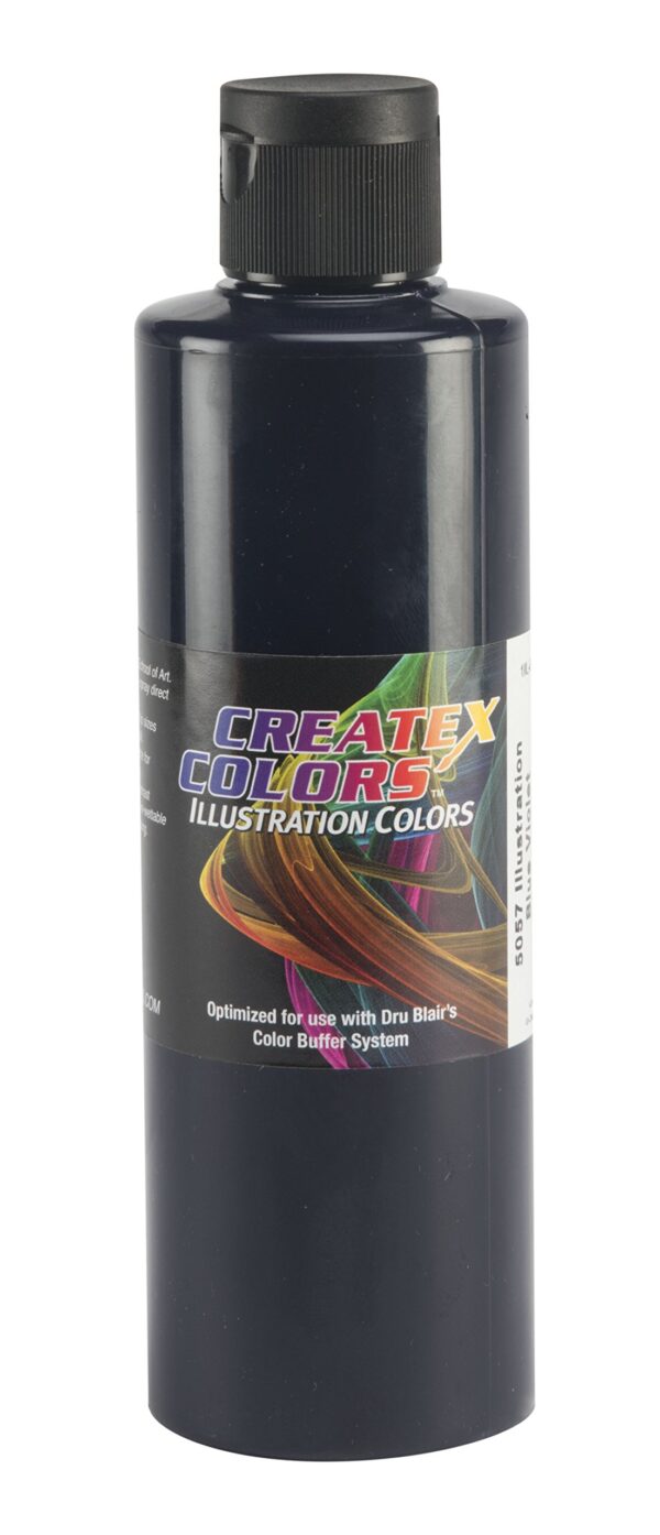 Createx Colors 5057 08 Paint for Airbrush, 8 oz, Illustration Blue Violet