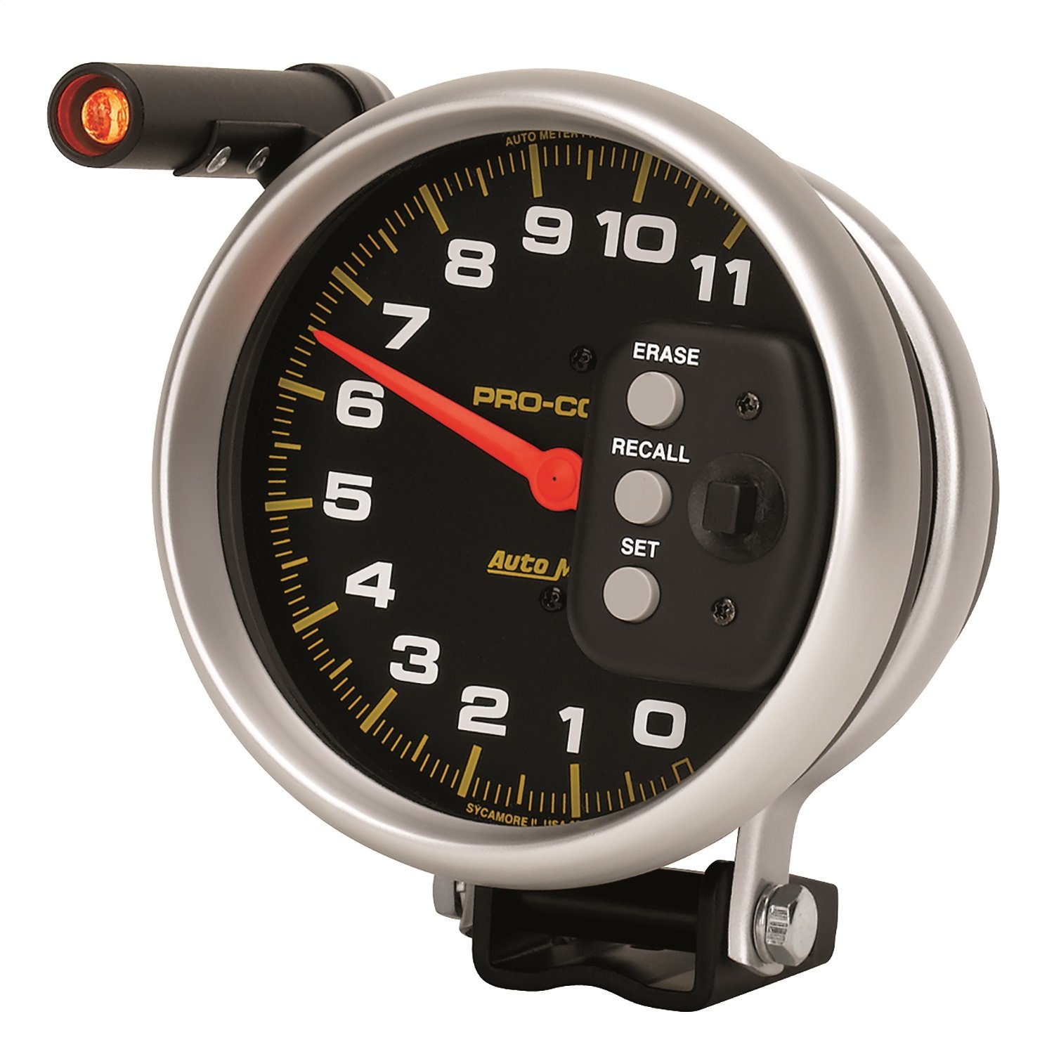 AUTO METER 6857 Pro Comp Single Range Tachometer,5.000 in.