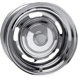 AWC 62 RALLYE Custom Wheel   15x7, 6 Offset, 6x139.7 Bolt Pattern, 110.4mm Hub   Chrome Rim
