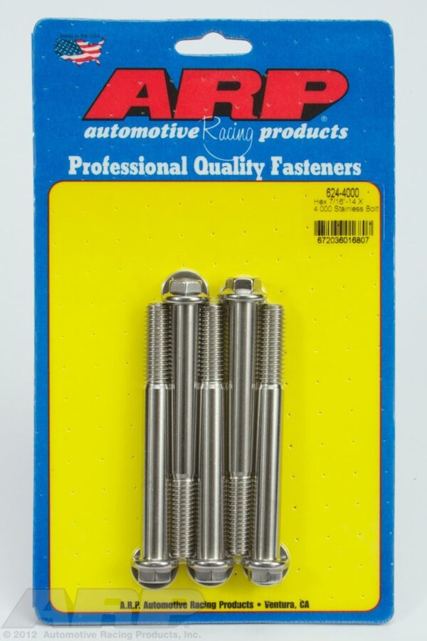 ARP (624 4000) Hex Bolt, Stainless Steel