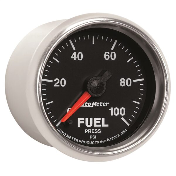Auto Meter 3863 GS 2 1/16 0 100 PSI Full Sweep Electric Fuel Pressure Gauge