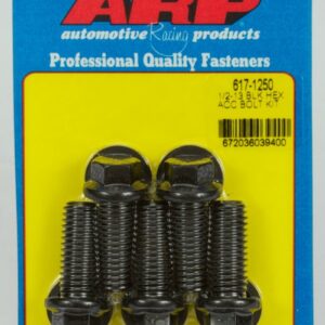ARP (617 1250) Hex Oxide Bolt, Black