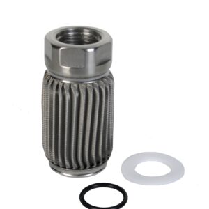 Aeromotive 12606 Replacement Filter Element Only, Crimp Construction, 100 Micron Stainless Mesh