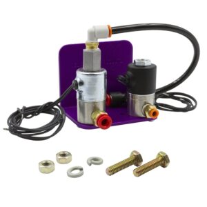 Auto Meter SOL4 Air Solenoid (Dedenbear Premium 4 Way Remote Pack 1/4 And 3/16 Outlet)