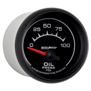 Auto Meter 5927 ES 2 1/16 0 100 PSI Short Sweep Electric Oil Pressure Gauge