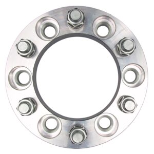 Trans Dapt Performance 3618 Billet Wheel Adapter 6 x 5.5 in. Hub 6 x 5.5 in. Wheel 7 in. Dia 1.25 in. Thick 108 mm Center 14mm x 1.5 Studs Billet Wheel Adapter