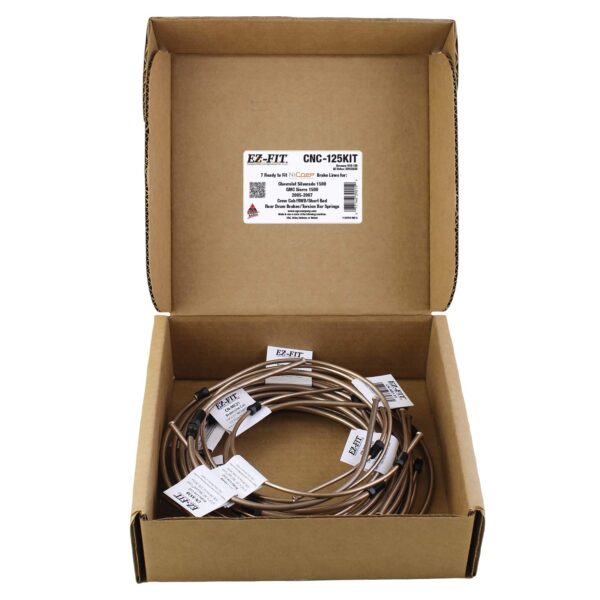 EZ Fit NiCopp Complete Brake Line Kit, Silverado 1500 Sierra 1500 2005 2007 Crew/RWD/Short, CNC 125KIT