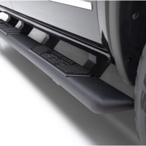 ARIES 2558004 AscentStep Black Steel 5 1/2 x 75 Inch Truck Running Boards, Select Ram 1500