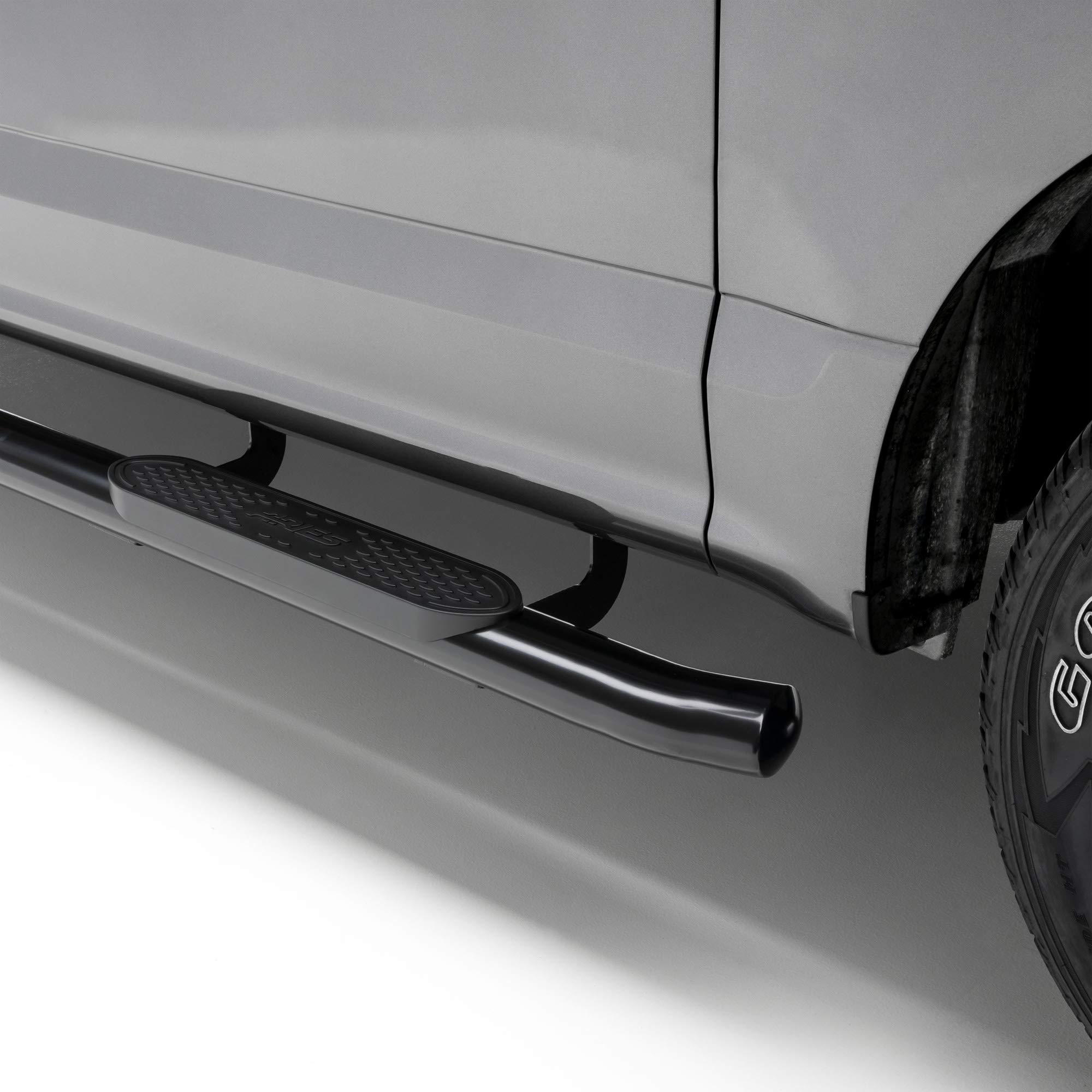ARIES S223039 4 Inch Oval Black Steel Nerf Bars, Select Ford F 150