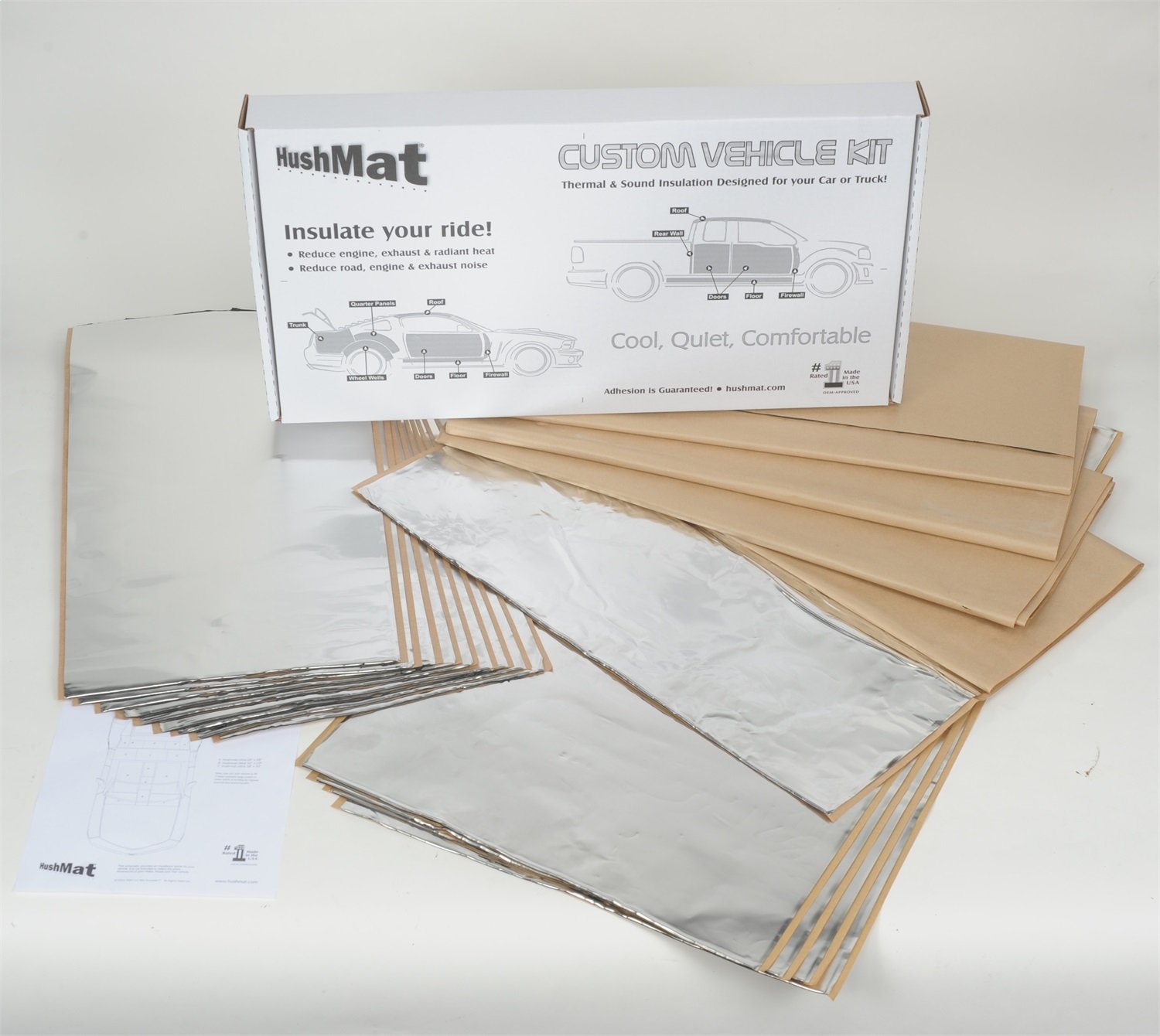 HushMat 69760 Sound and Thermal Insulation Kit (1960 63 Ford Falcon Sedan)