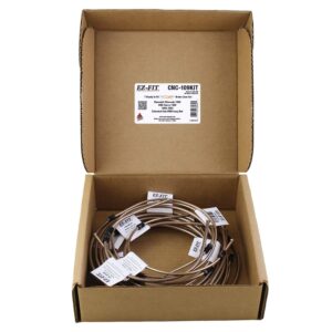 3/16 Complete Brake Line Replacement Kit   EZ Fit Cut and Flared, Easy to Bend Instal Ready (Custom for Silverado 1500 Sierra 1500, 1999 2002 with 96 Bed Extended Cab)   NiCopp Tubing