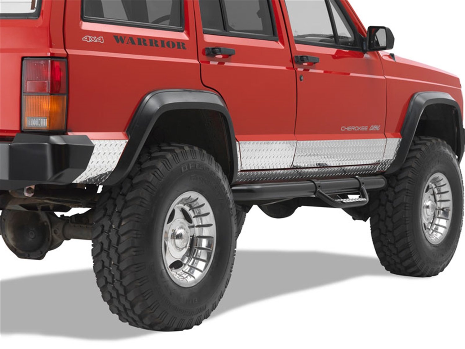 Warrior Products 935 4 Door Side Plates for Jeep Cherokee 84 01