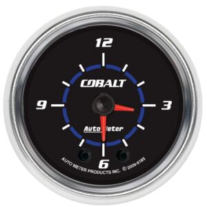 Auto Meter 6185 Cobalt 2 Analog Illuminated Clock Gauge