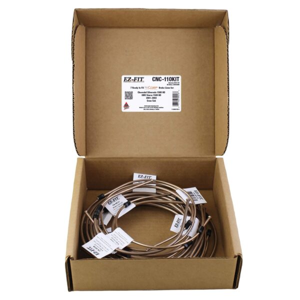 EZ Fit NiCopp Complete Brake Line Kit, CNC 110KIT   Chevrolet Silverado 1500 or GMC Sierra 1500 2001 2002   Crew