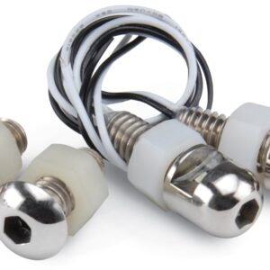 Design Engineering 030301 Lite'N Boltz LED License Plate Lighting Kit with Dome Head, 4 Piece   Satin