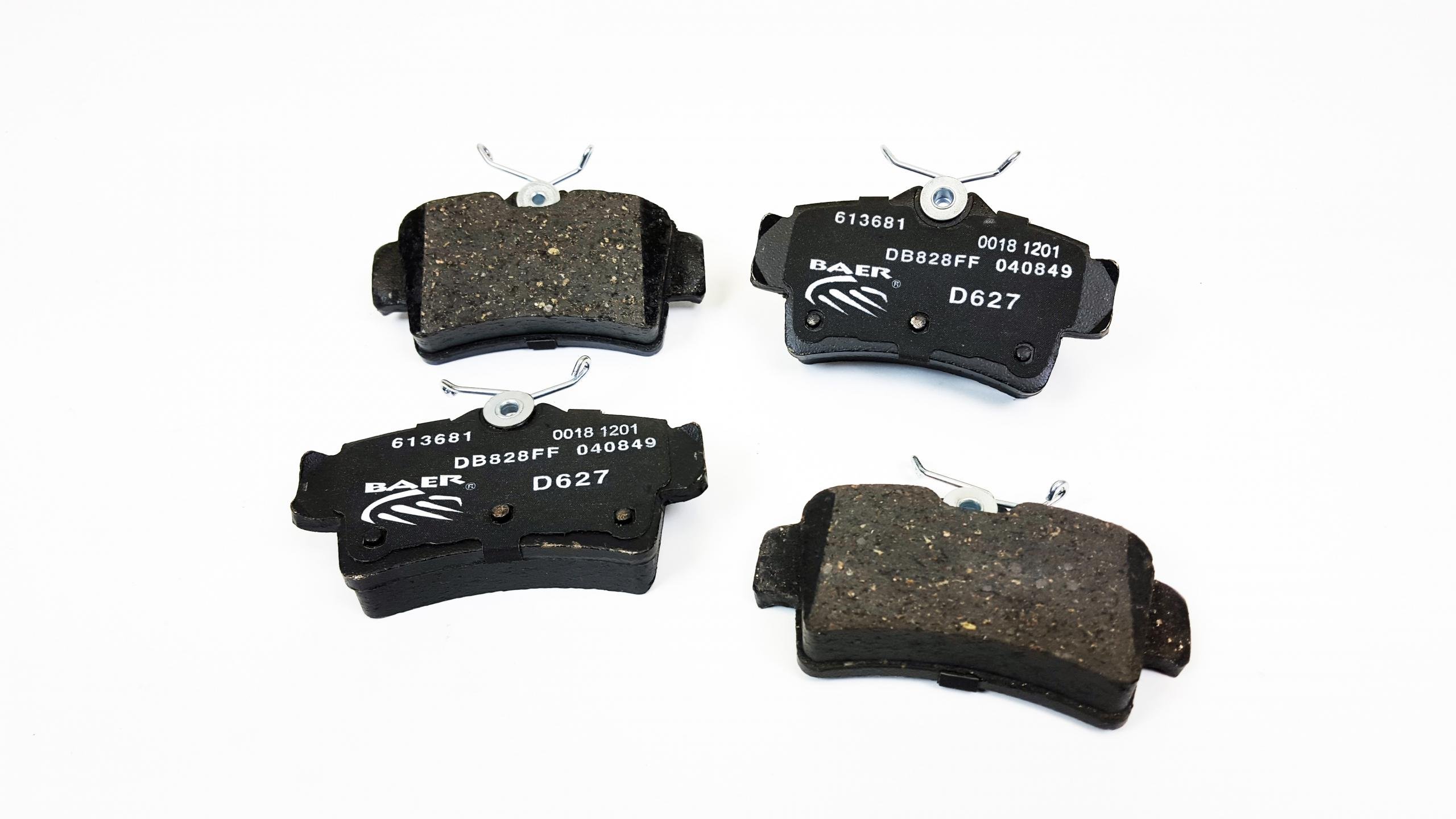 BAER BRAKES D0627R BKCZ Brake Pad (Iron Sport Replacement Pads Rear), 1 Pack