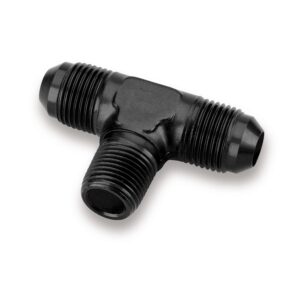 Earl's AT982508ERLP Adapter Fitting (Tee NPT on Side 8an to 3/8 NPT)