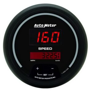AUTO METER 6388 Sport Comp Digital 3 3/8 160 mph Digital Electric Programmable Speedometer