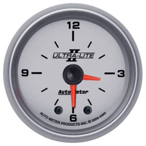 Auto Meter 4985 Ultra Lite II 2 Analog Illuminated Clock Gauge