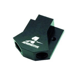 Aeromotive 15620 High Flow "Y" Block one (1)  10 AN to (2) two  8 AN