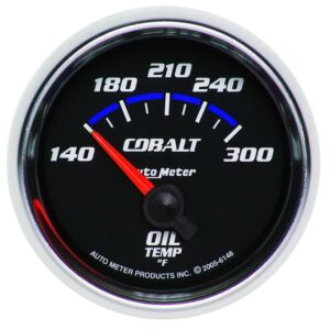 Auto Meter 6148 Cobalt Short Sweep Electric Oil Temperature Gauge
