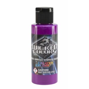 Createx Wicked Colors Airbrush Color   16 oz, Fluorescent Purple