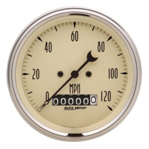 Auto Meter 1879 Antique Beige Electric Programmable Speedometer