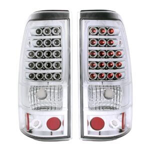 Anzo USA 311008 Chevrolet Silverado Chrome LED Tail Light Assembly   (Sold in Pairs)