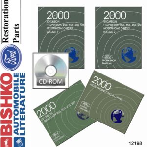 bishko automotive literature   Shop Service Repair Manual CD Engine for The 2000 Ford Excursion F250 F550 Motorhome