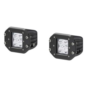 ARIES 1501250 2 Inch Flush Mount LED Lights, 2,200 Lumens Flood Beam, Waterproof and Dustproof, 2 Pack