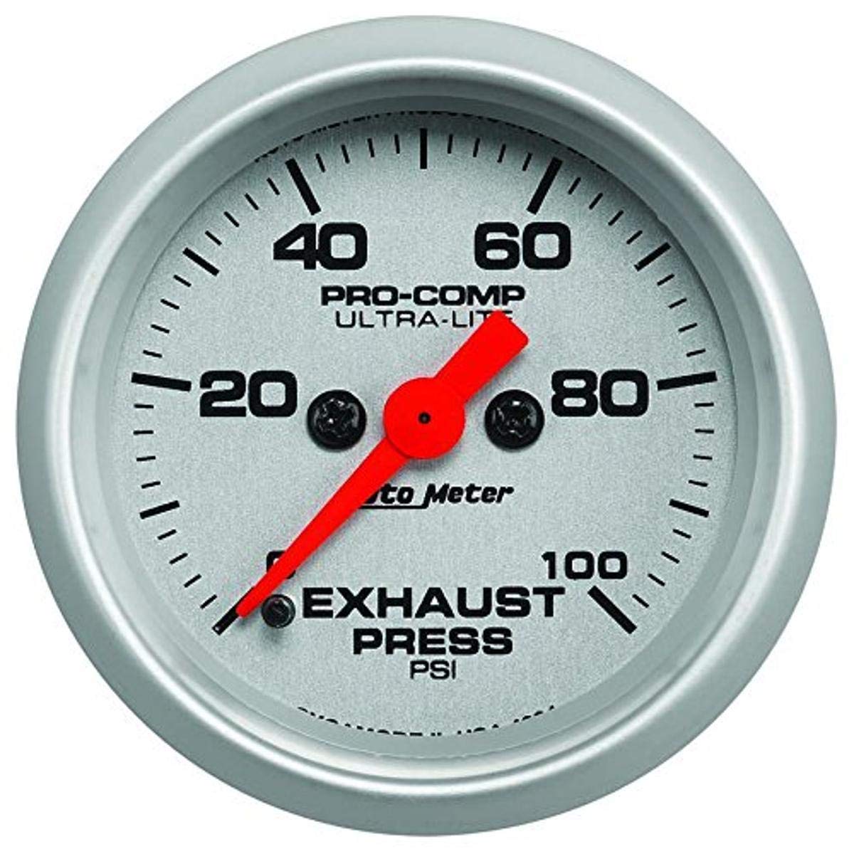 Auto Meter (4394) Ultra Lite 2 1/16 0 100 PSI Full Sweep Electric Exhaust Pressure Gauge