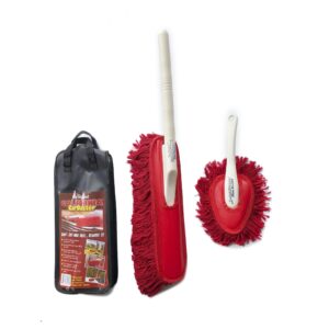 The Original California Car Duster Detailing Kit with Plastic Handle, Model Number: 62445 , Red