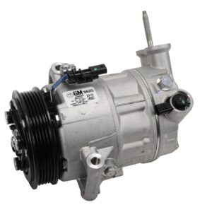 GM Genuine Parts 84635625 Air Conditioning Compressor Kit with Pressure Valve, Stud, and Plug