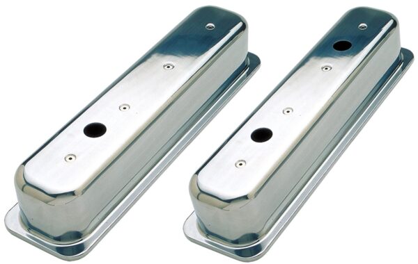 Trans Dapt 6989 Center Bolt Valve Cover (Tall Plain SBC Aluminium)