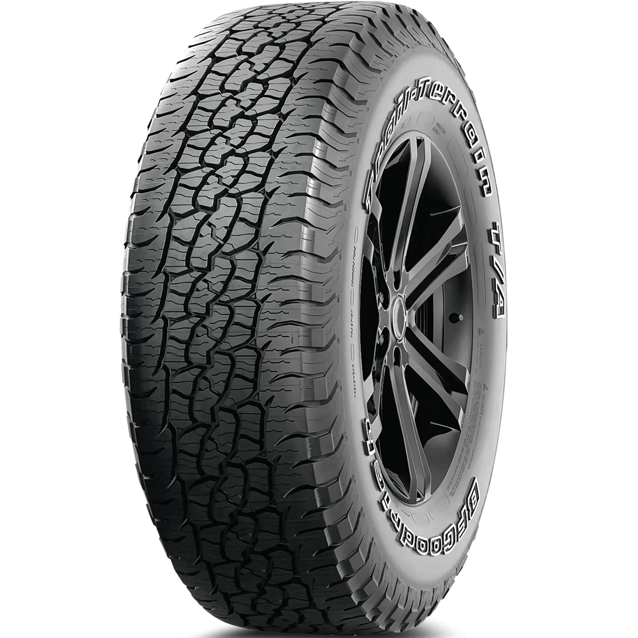 BFGoodrich Trail Terrain T/A On and Off Road Tire for Light Trucks, SUVs, and Crossovers, 235/65R17/XL 108T