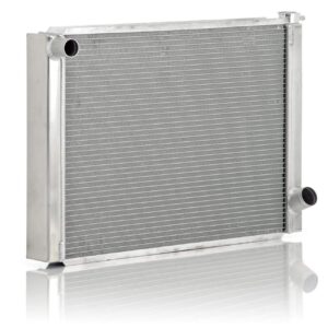 Be Cool 35041 1 1/2" Inlet Triple Pass Race Radiator with Dual 1" Core